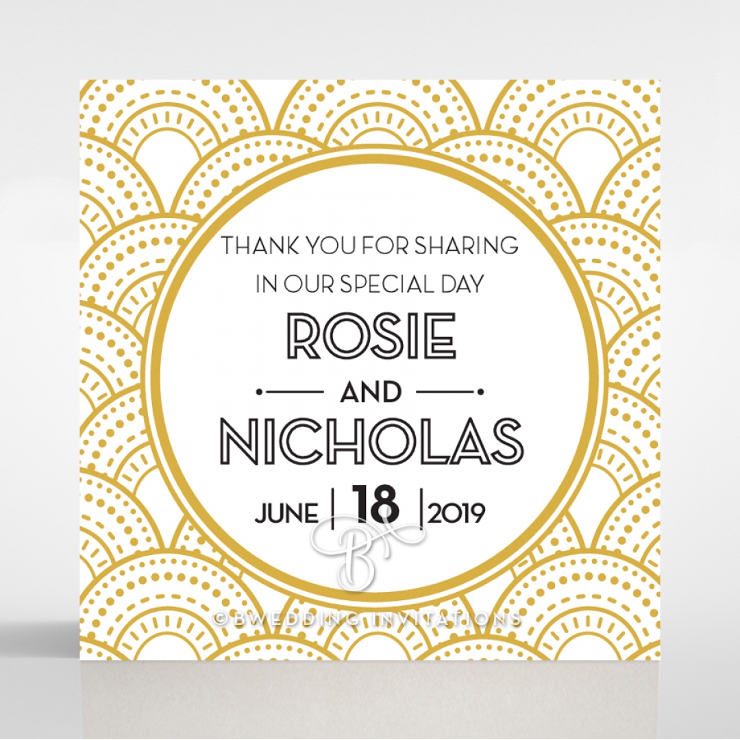 Gatsby Glamour wedding gift tag stationery item