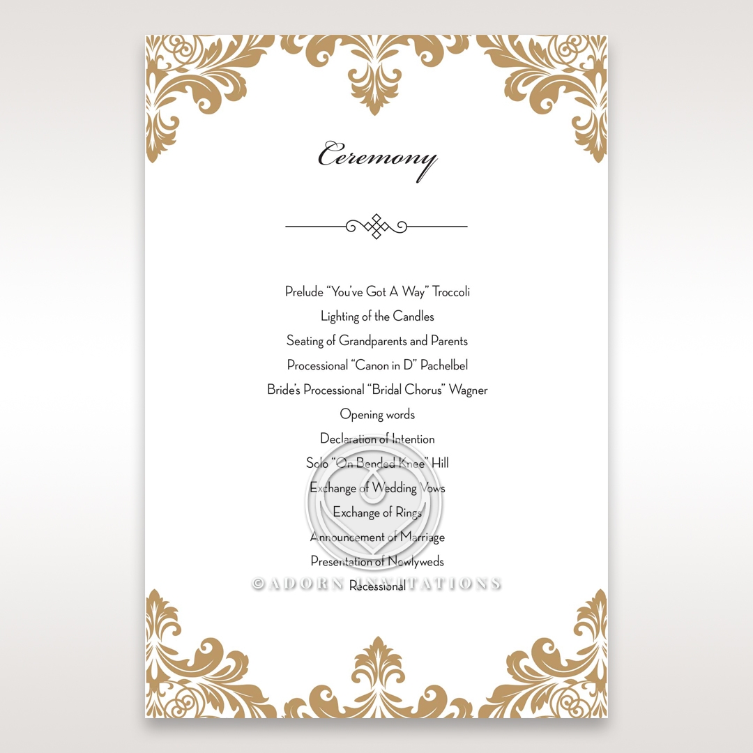 golden-antique-pocket-order-of-service-ceremony-stationery-card-DG11090