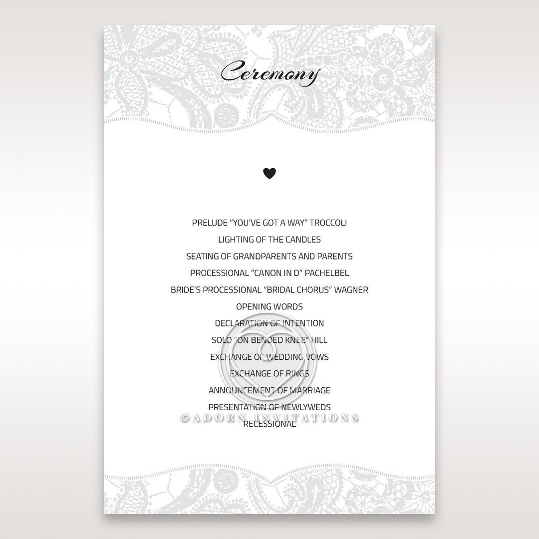 luxurious-embossing-with-white-bow-wedding-order-of-service-card-DG13304