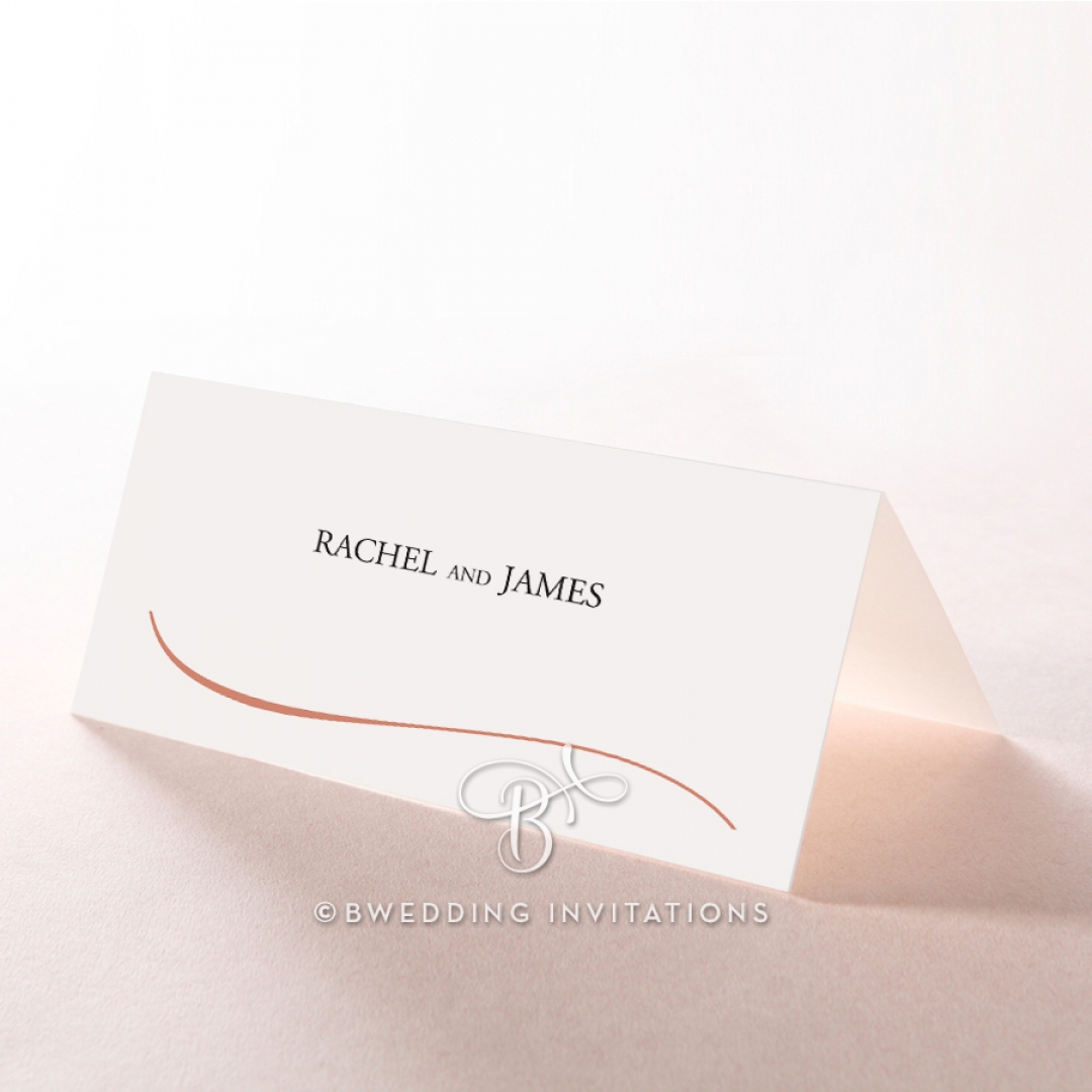 A Polished Affair wedding venue table place card design