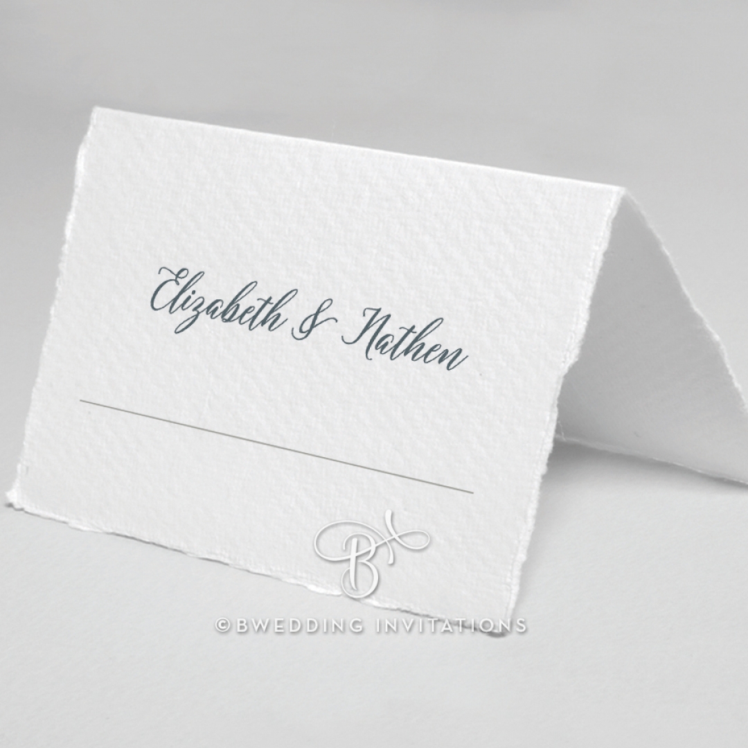 Castle Wedding table place card stationery design