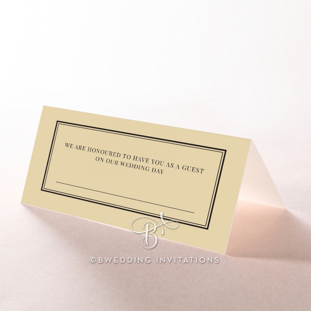 Damask Love place card stationery