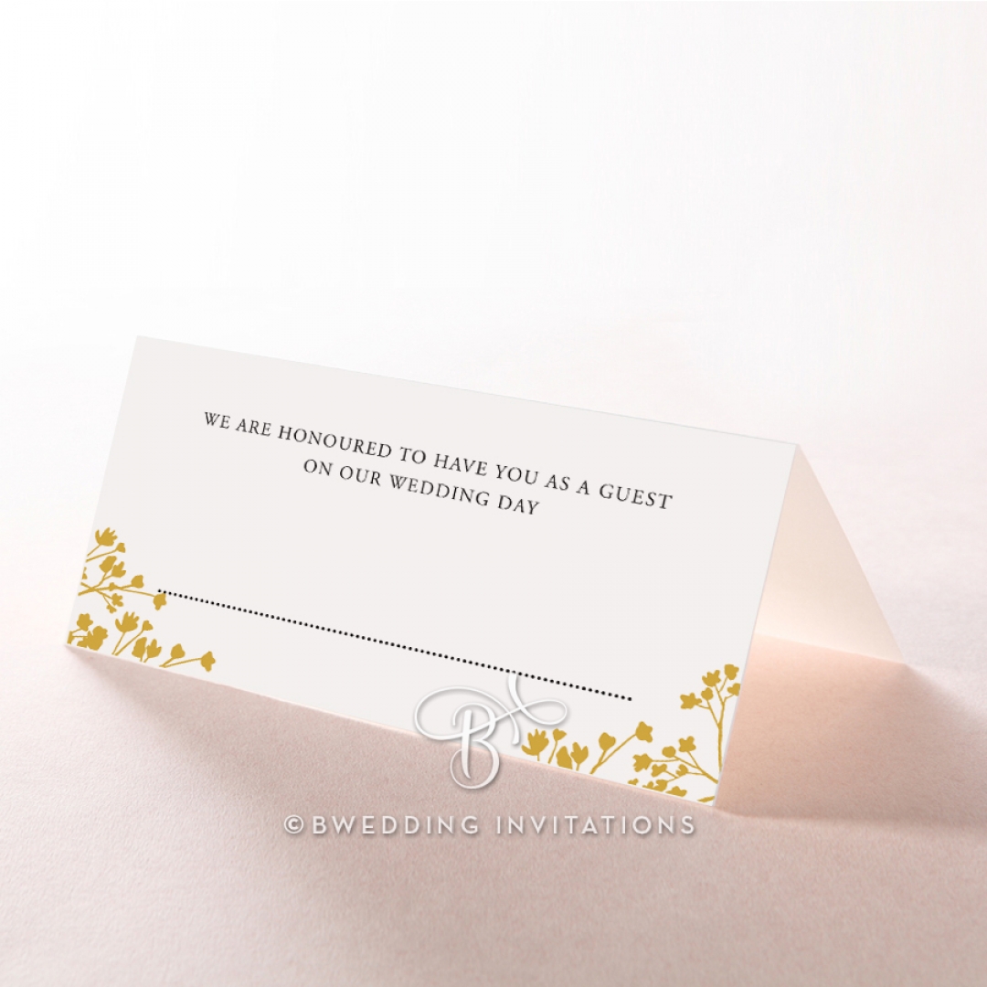 Embracing Bloom wedding stationery table place card item