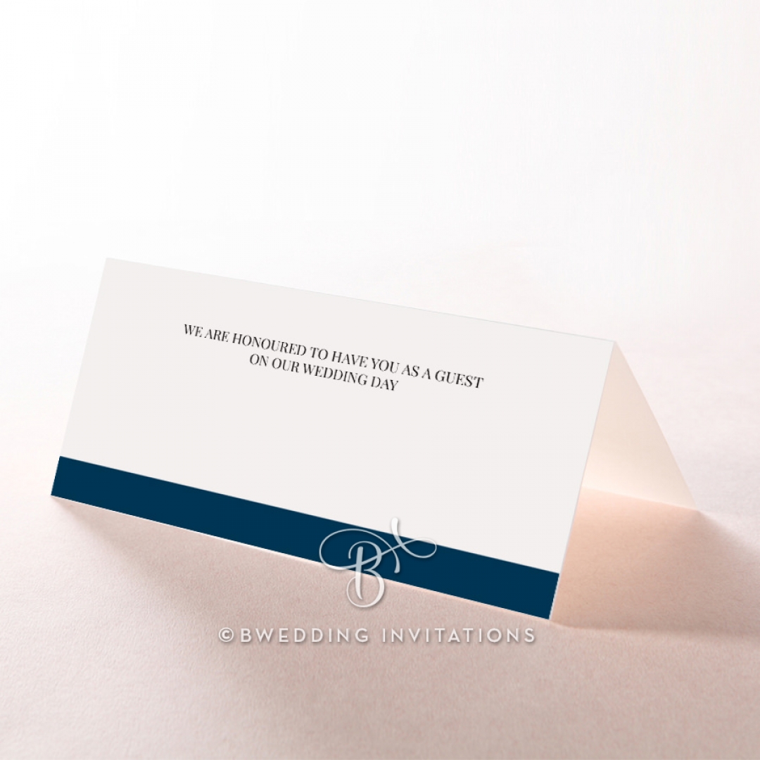 Forever Love Booklet - Navy wedding stationery place card item