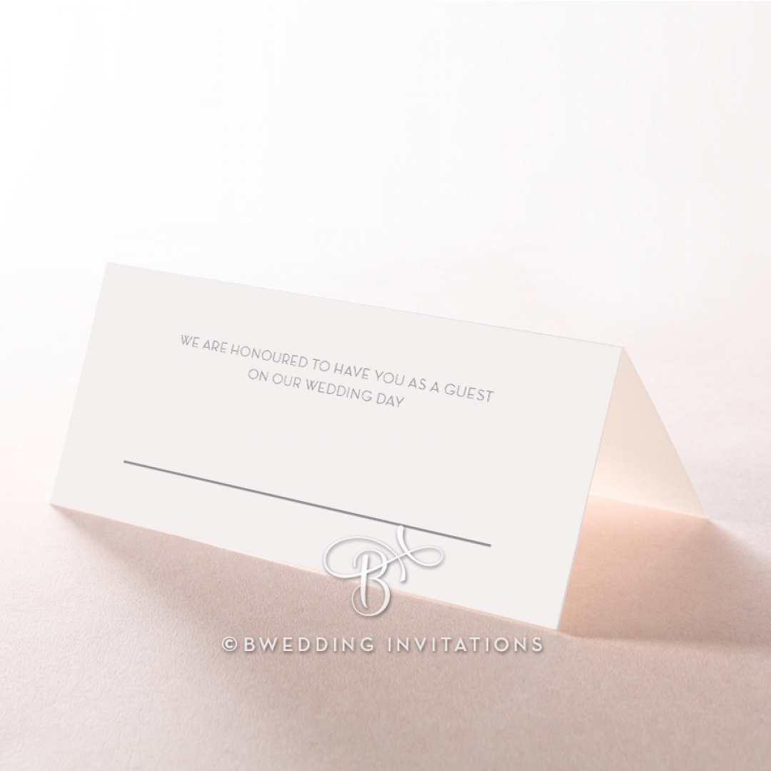 Fracture wedding stationery place card design