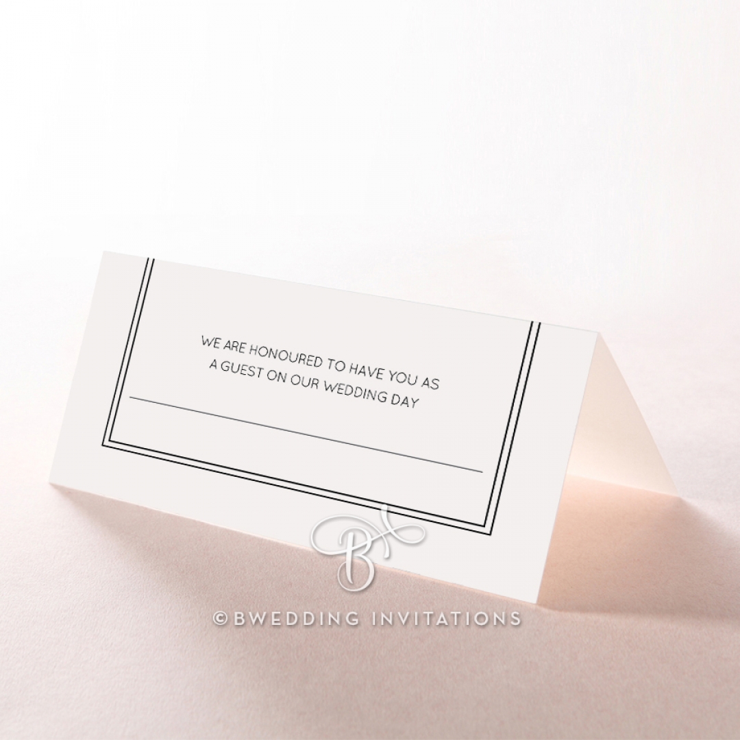 Luxe Paper Elegance wedding table place card