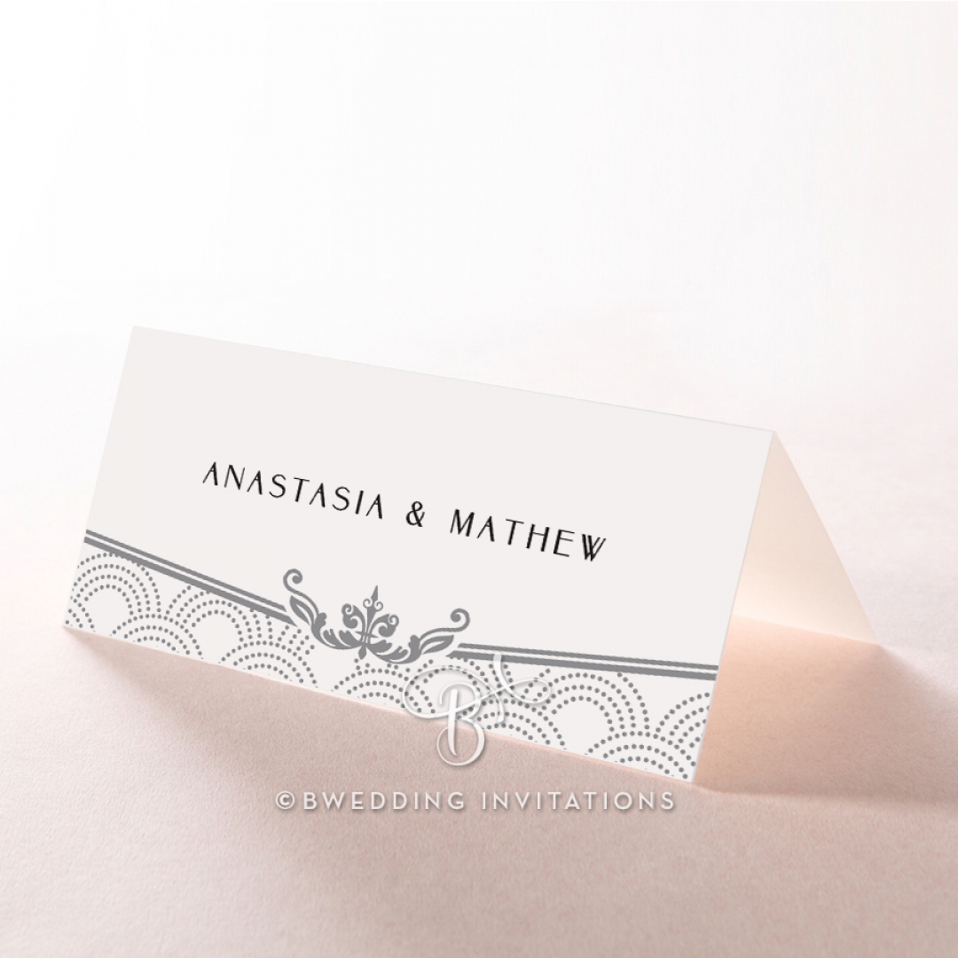 Luxe Victorian table place card stationery