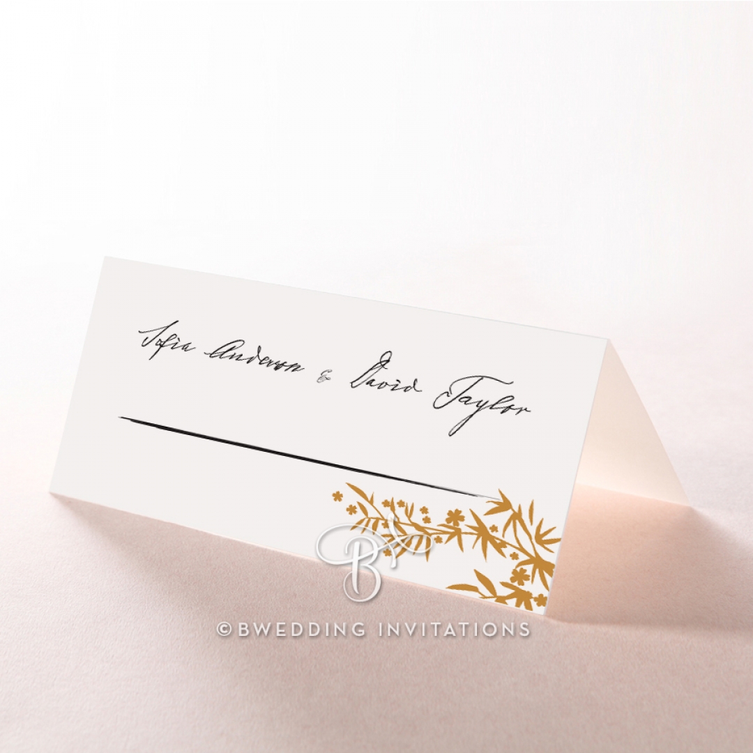 Oriental Romance reception table place card stationery item