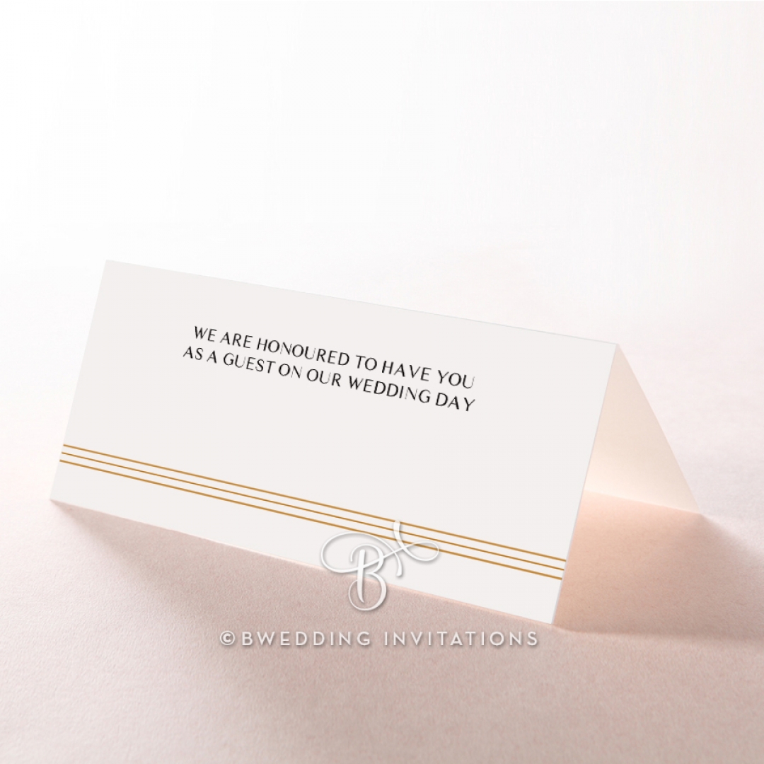 Ornate Luxury wedding venue table place card stationery