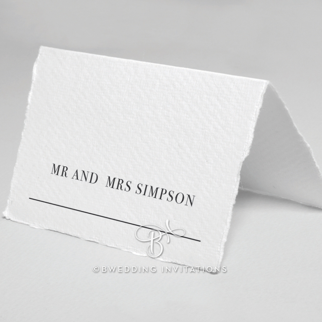 Palm Leaves wedding stationery place card