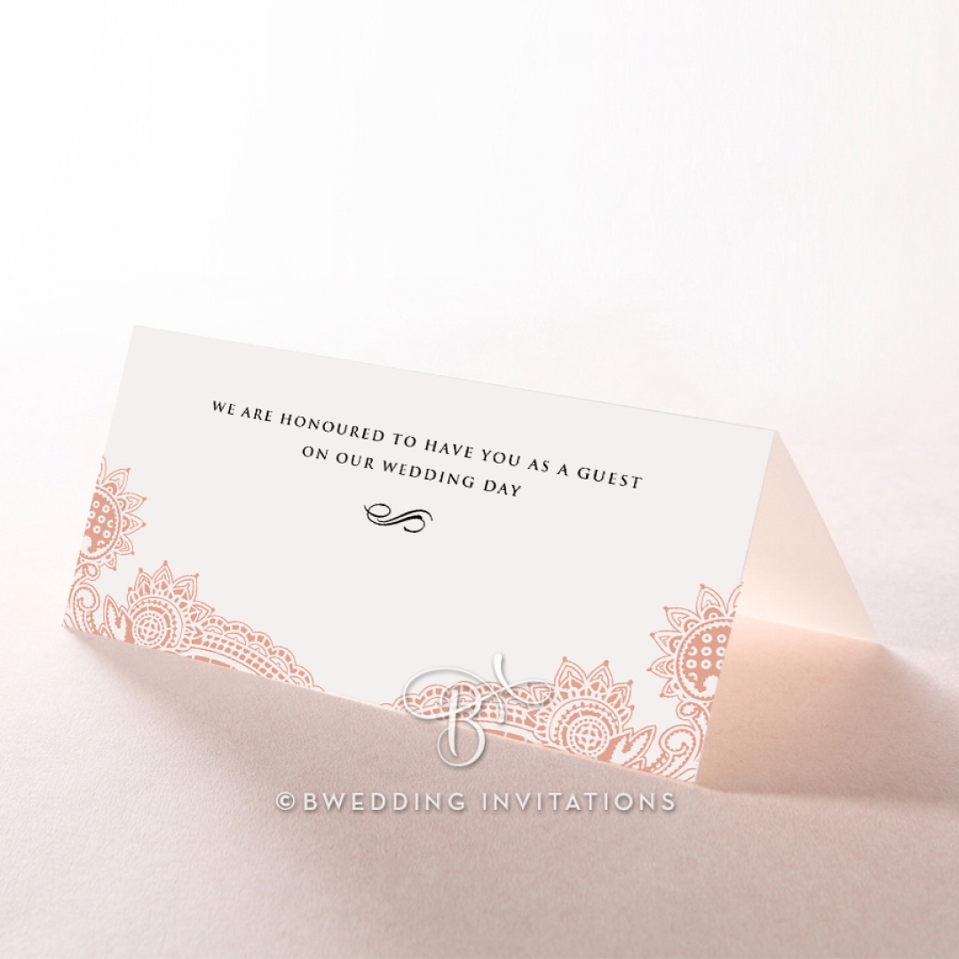 Regal Charm Letterpress wedding reception place card stationery item