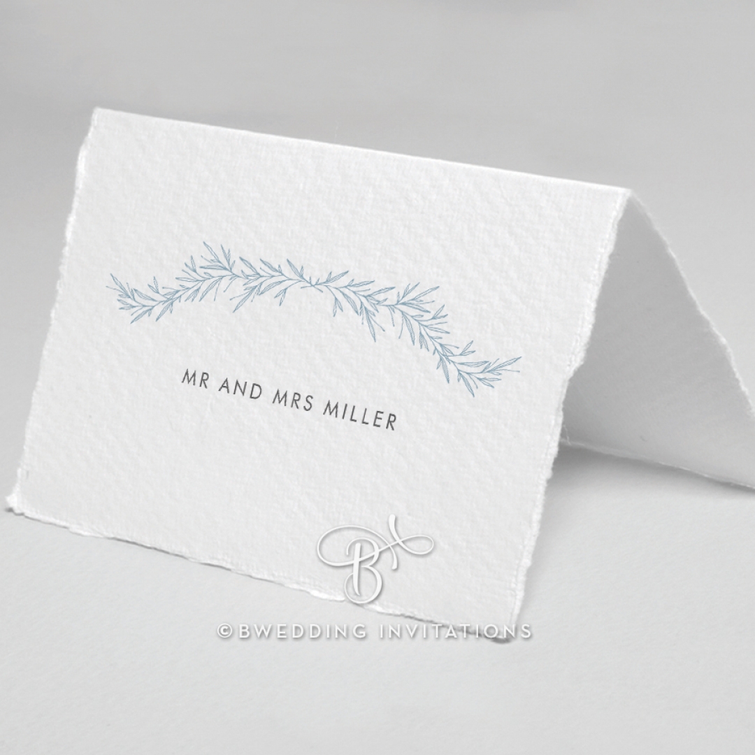 Romantic Soiree reception table place card