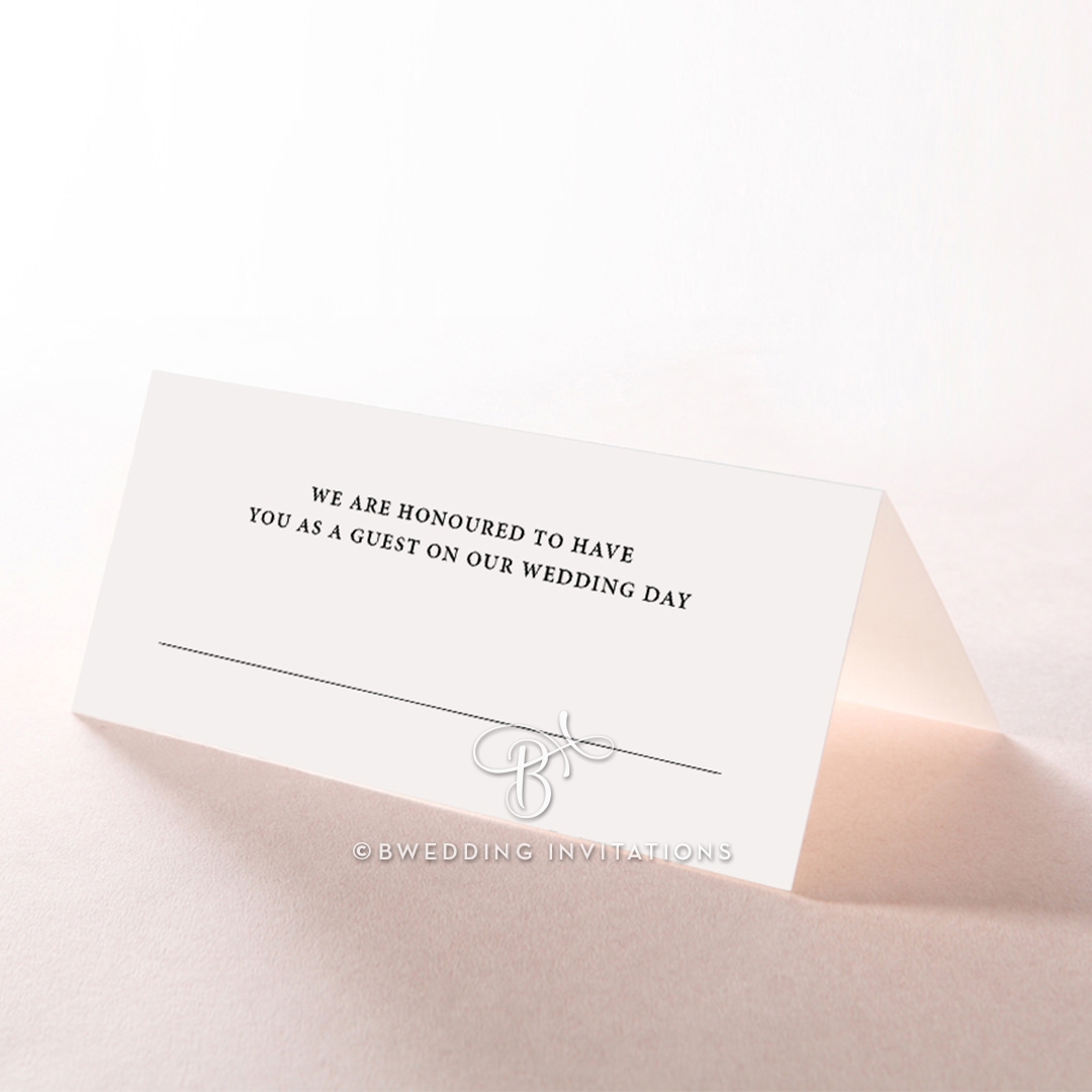 Royal Lace reception place card stationery