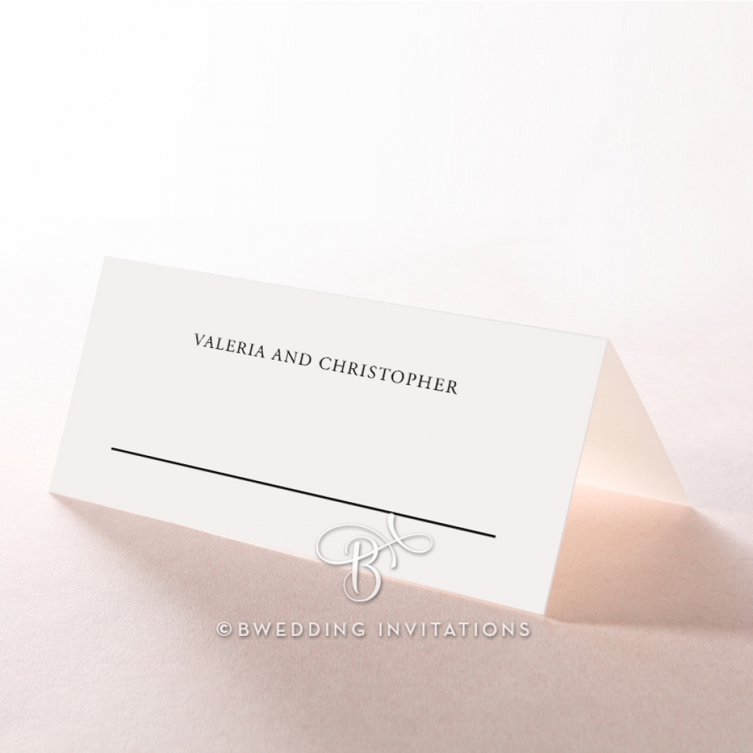 Secret Garden wedding venue place card