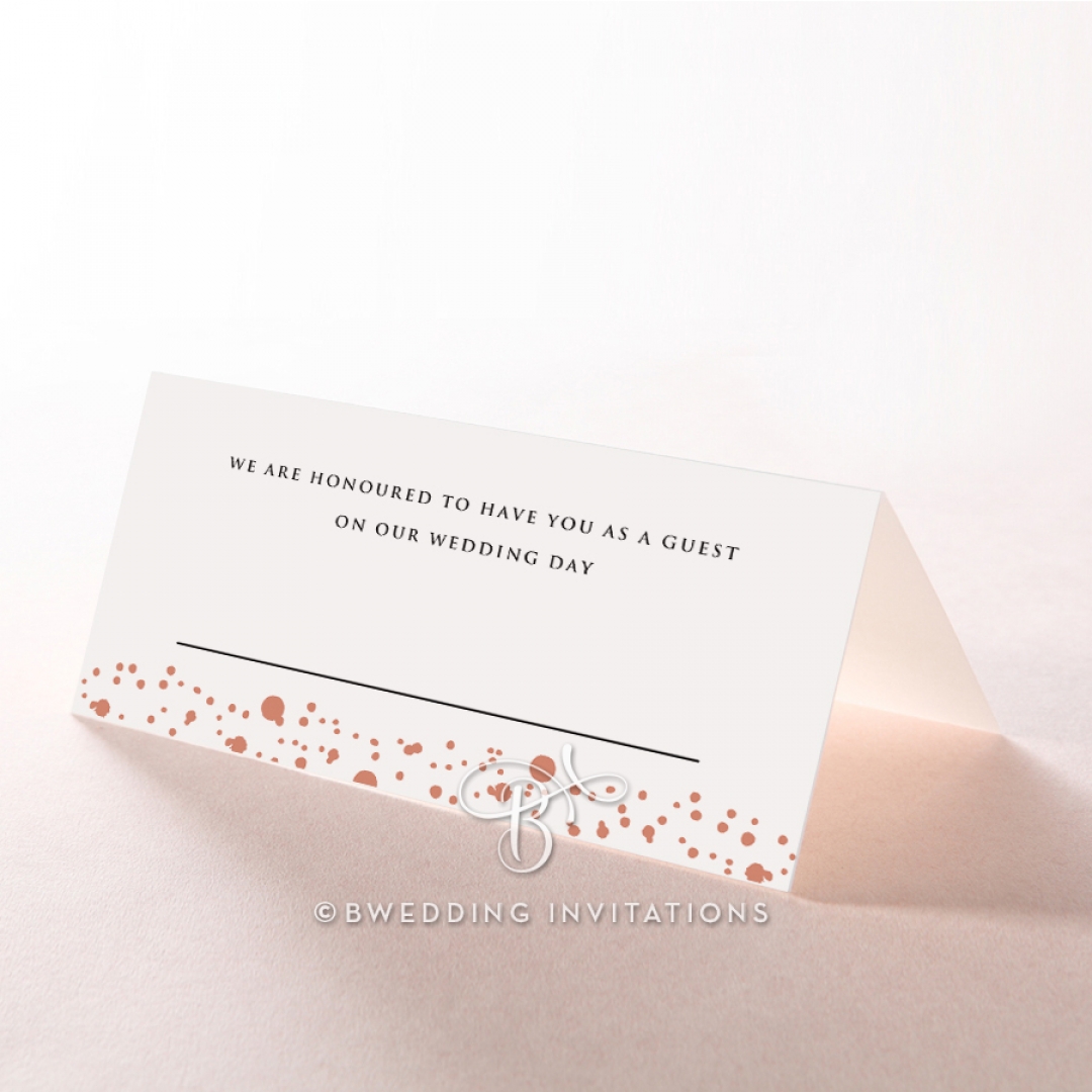 Star Dust place card stationery