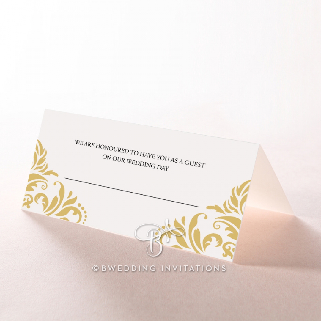 Victorian Extravagance reception place card