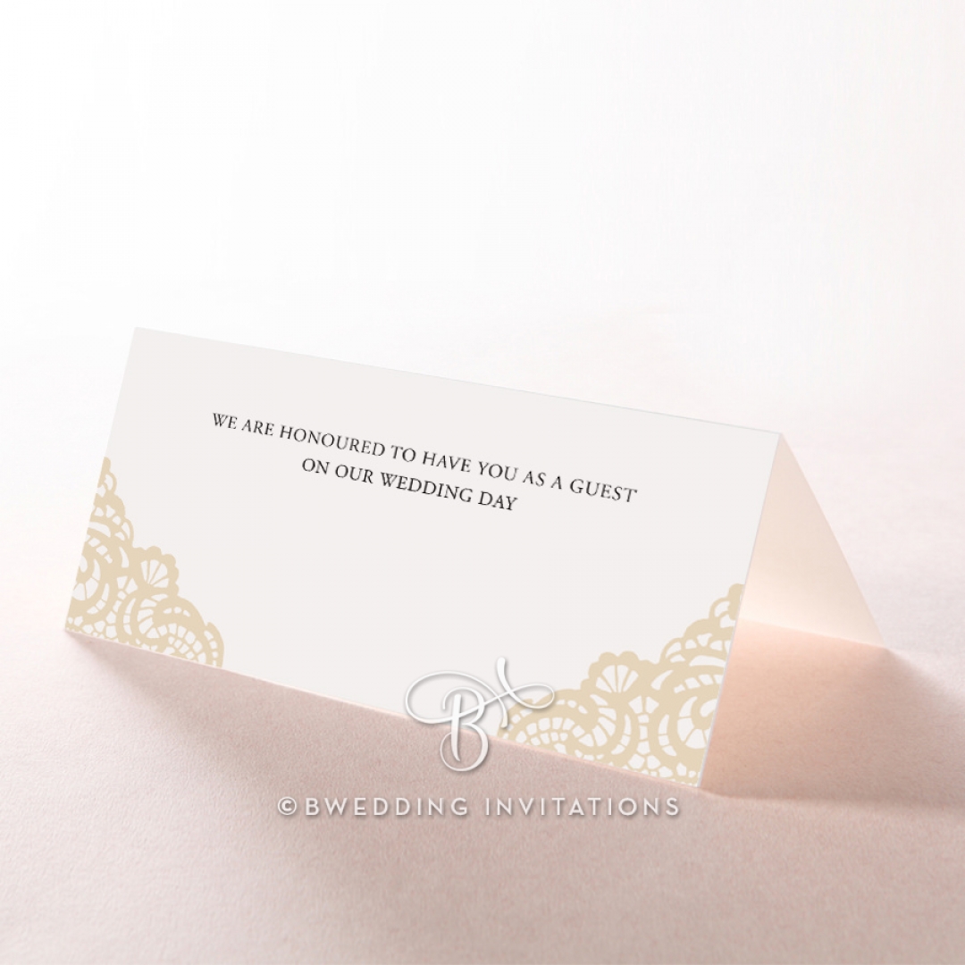 Vintage Prestige wedding venue table place card stationery