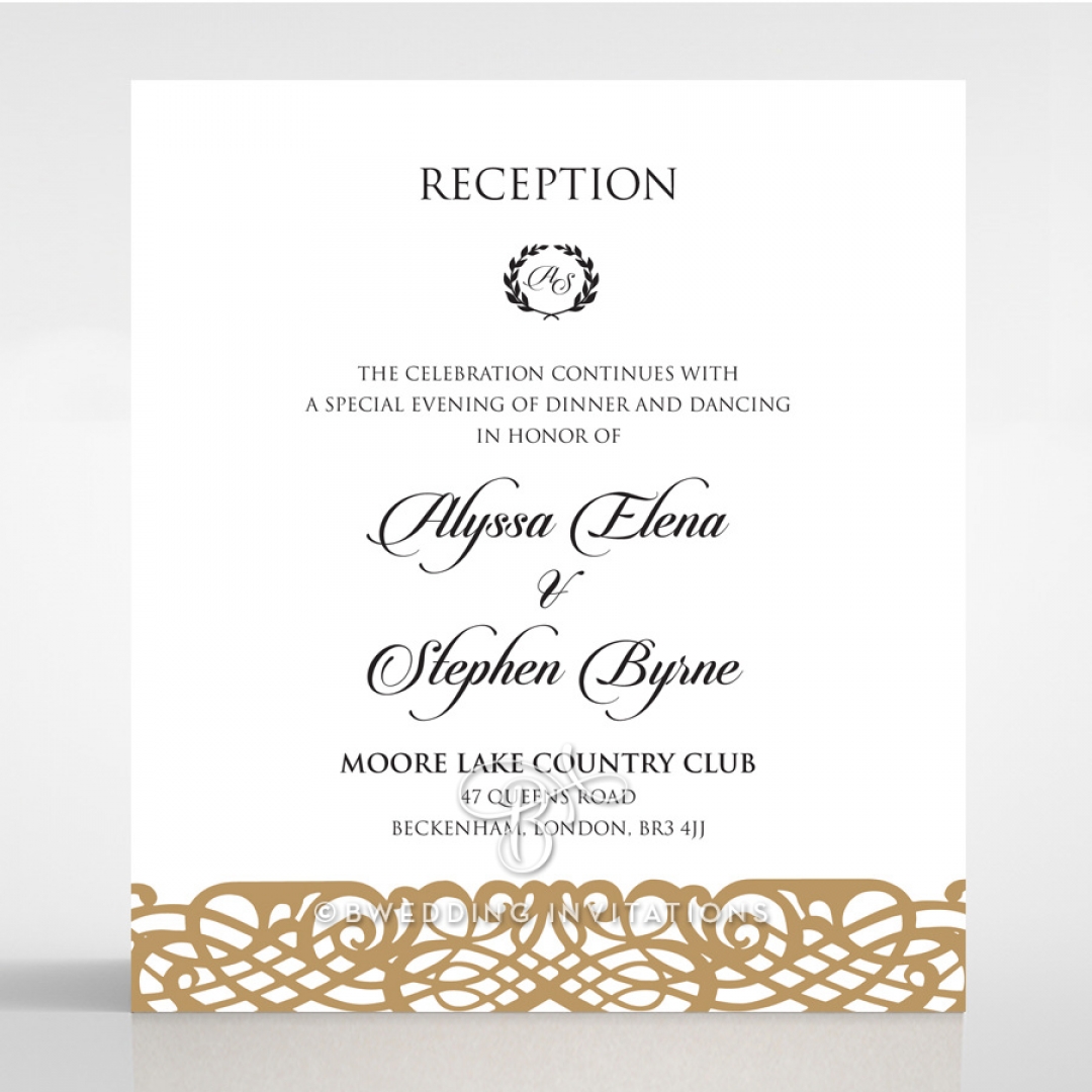 Enchanting Forest reception invite