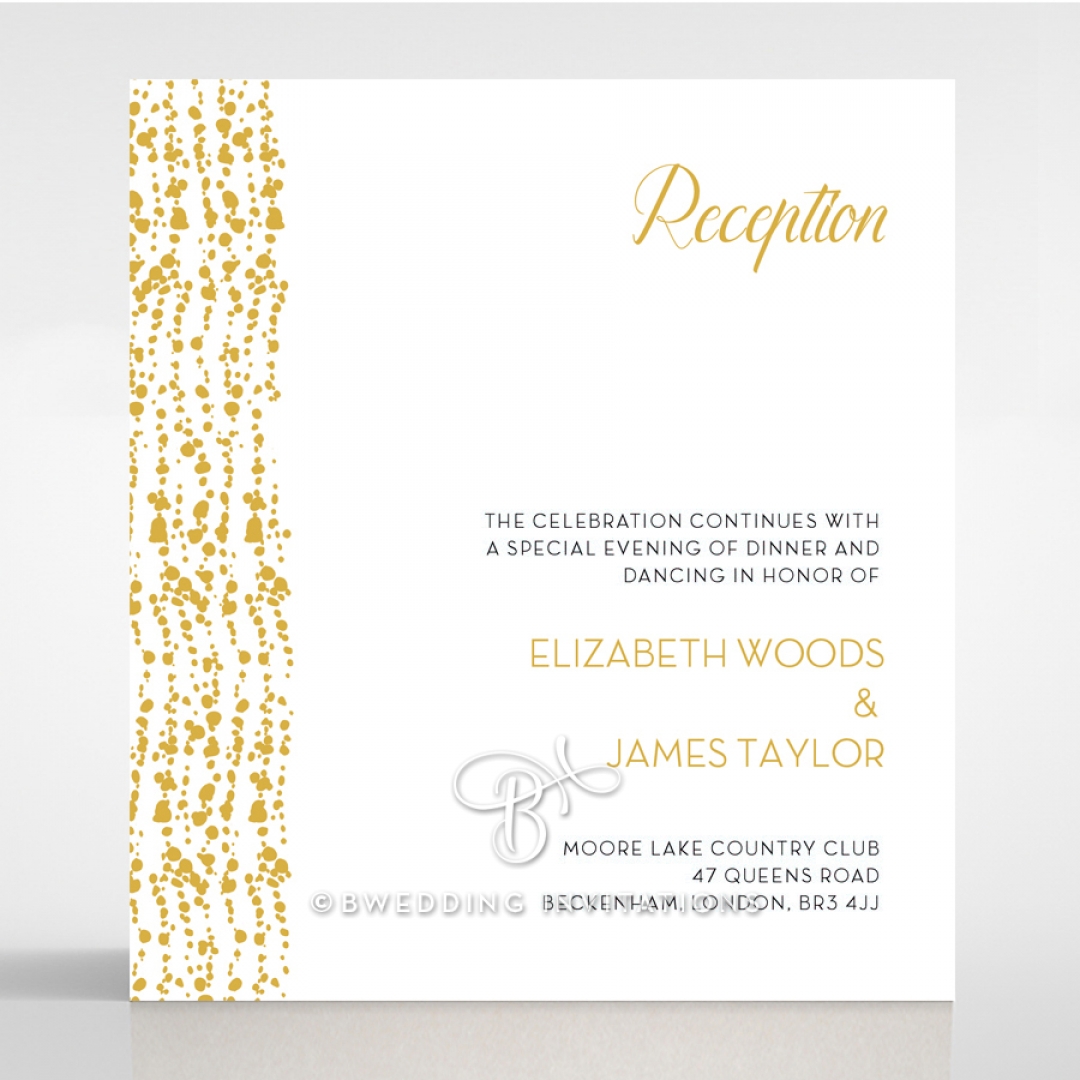 Enchanting Halo reception enclosure card