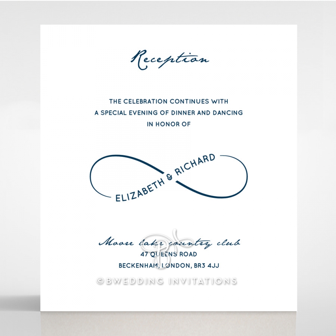 Eternal Simplicity reception card design