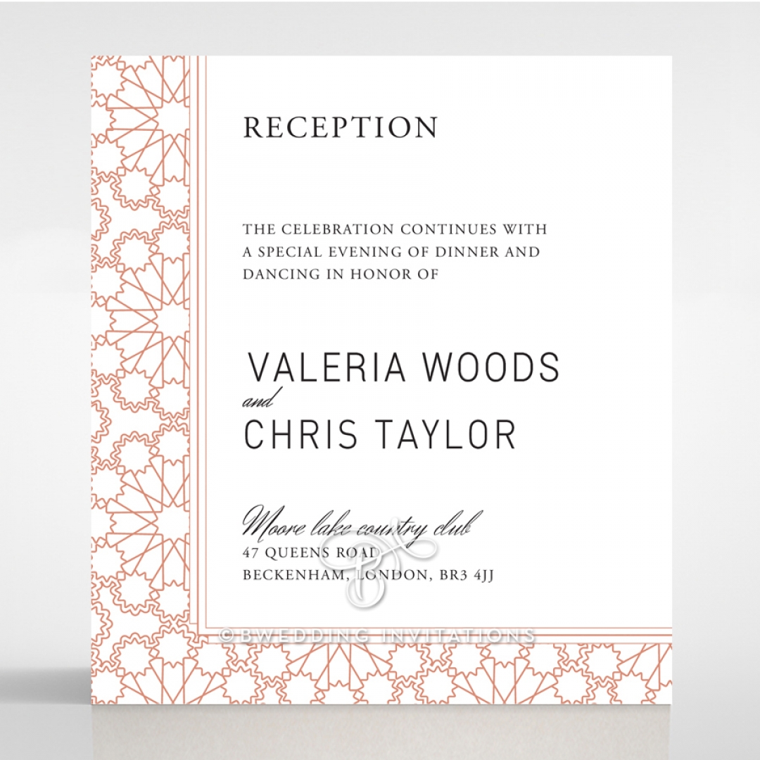 Marrakech reception card