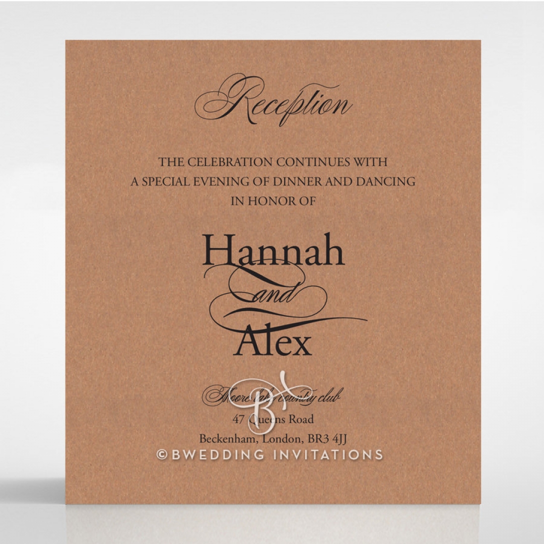 Precious Moments wedding stationery reception invite