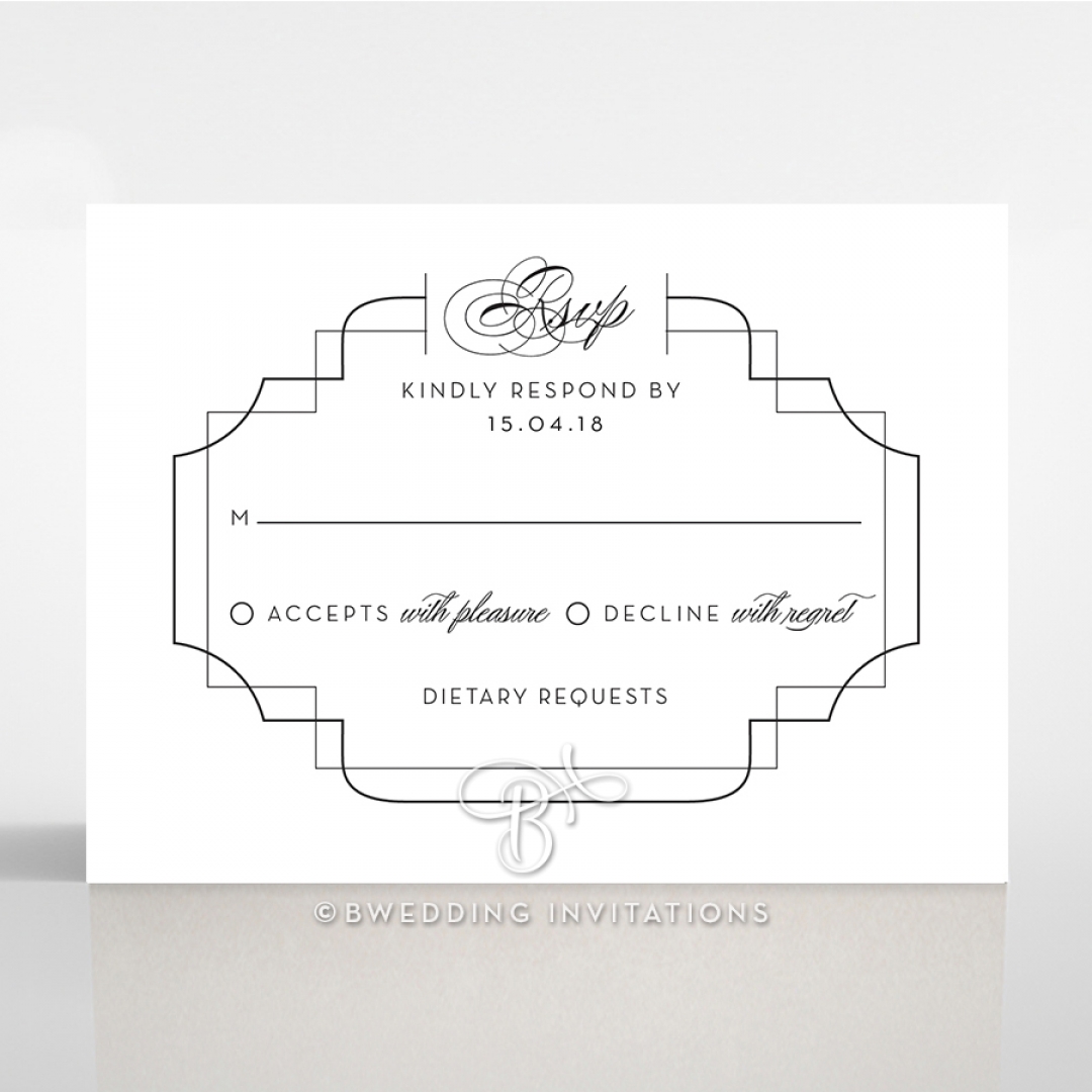 Paper Regal Enchantment rsvp invite