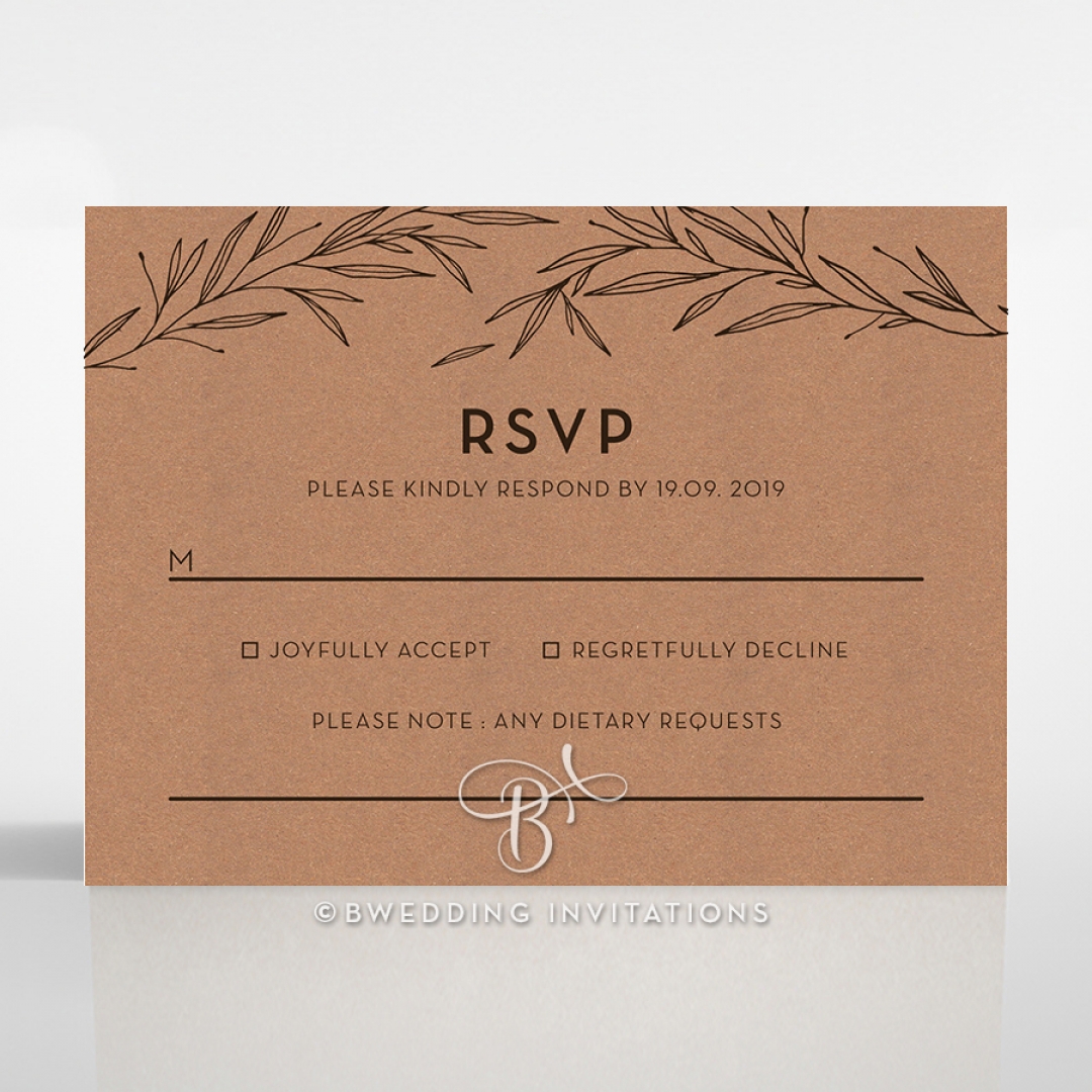 Rustic Oriental rsvp design