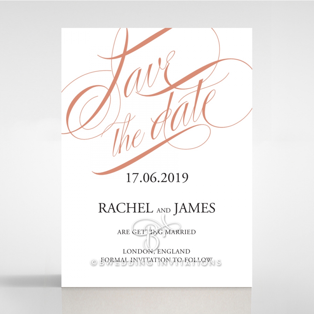 A Polished Affair save the date invitation stationery card item