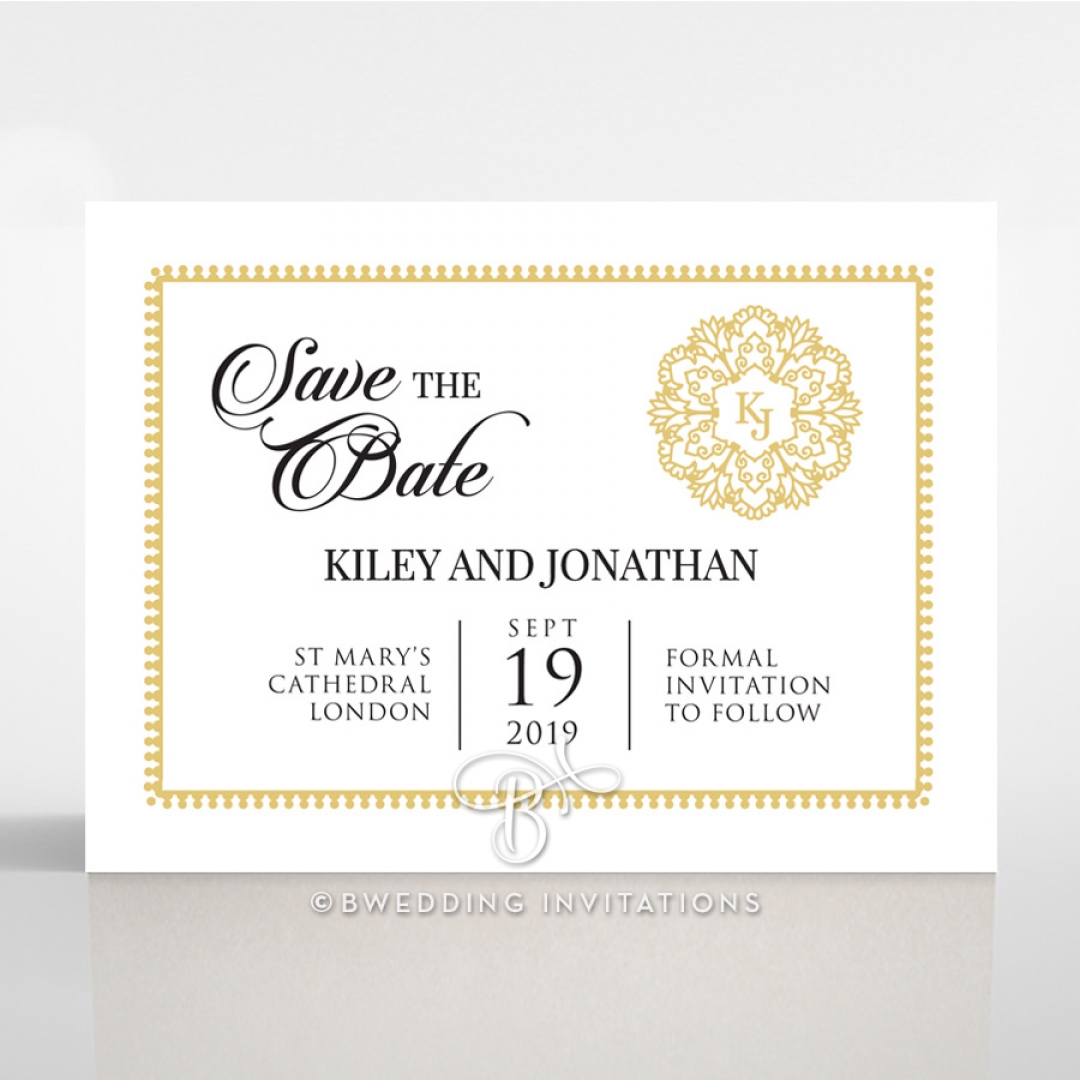 Blooming Charm save the date stationery card item