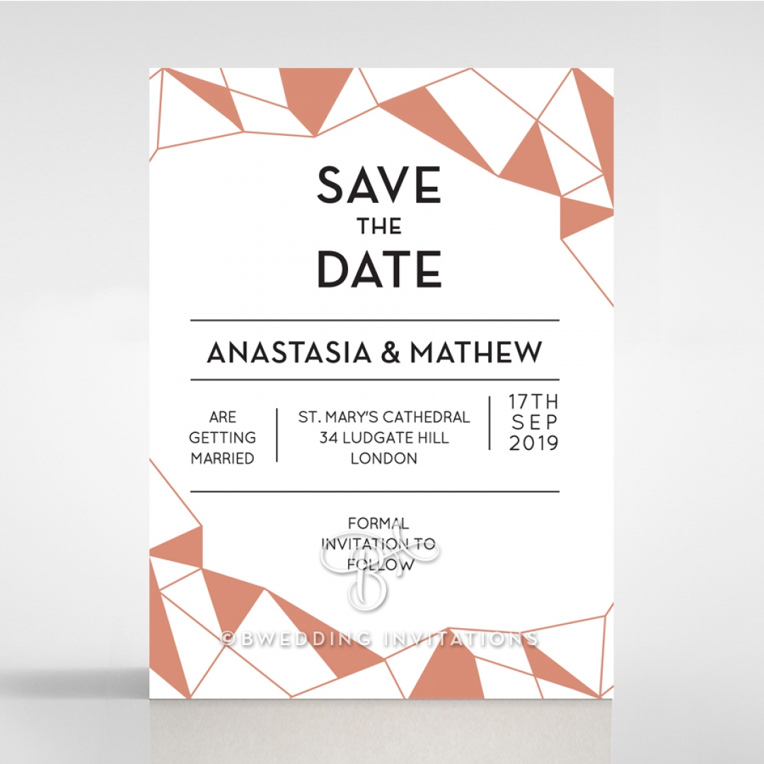 Digital Love save the date stationery card item