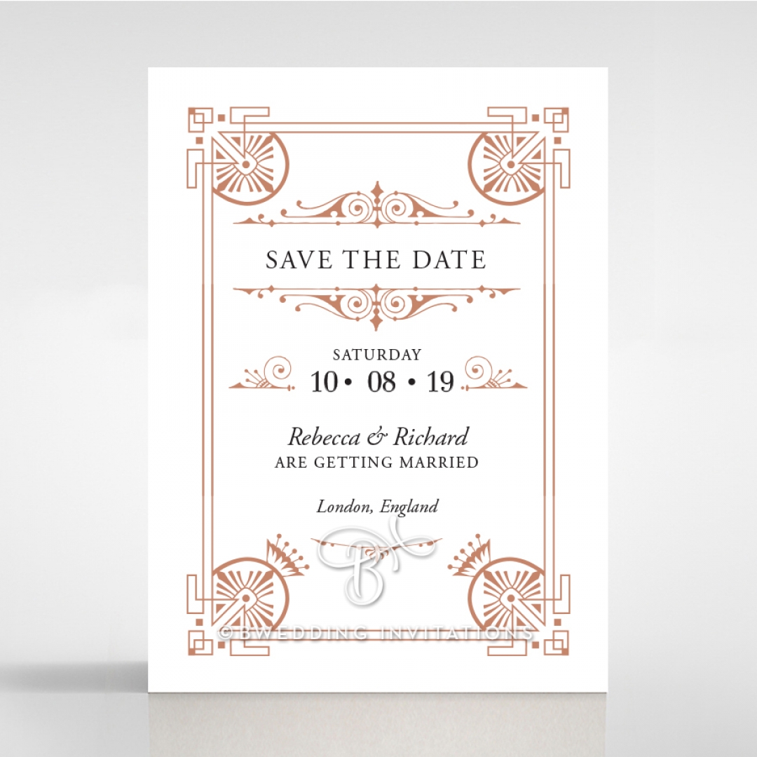 Regal Frame save the date card design