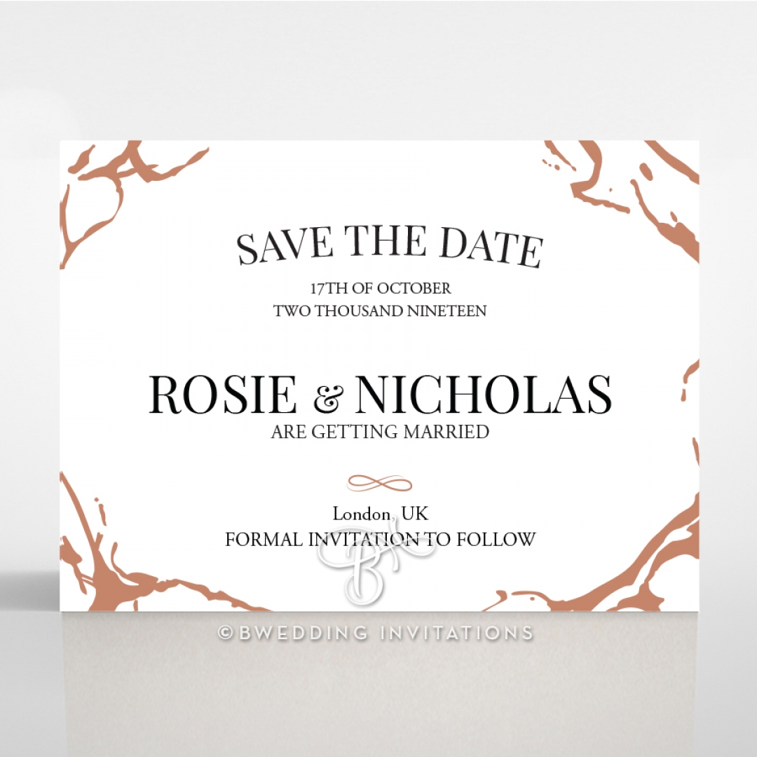 Stonework wedding save the date stationery card item