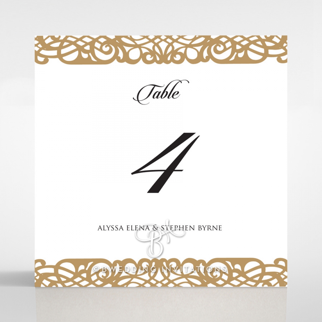 Enchanting Forest wedding venue table number card