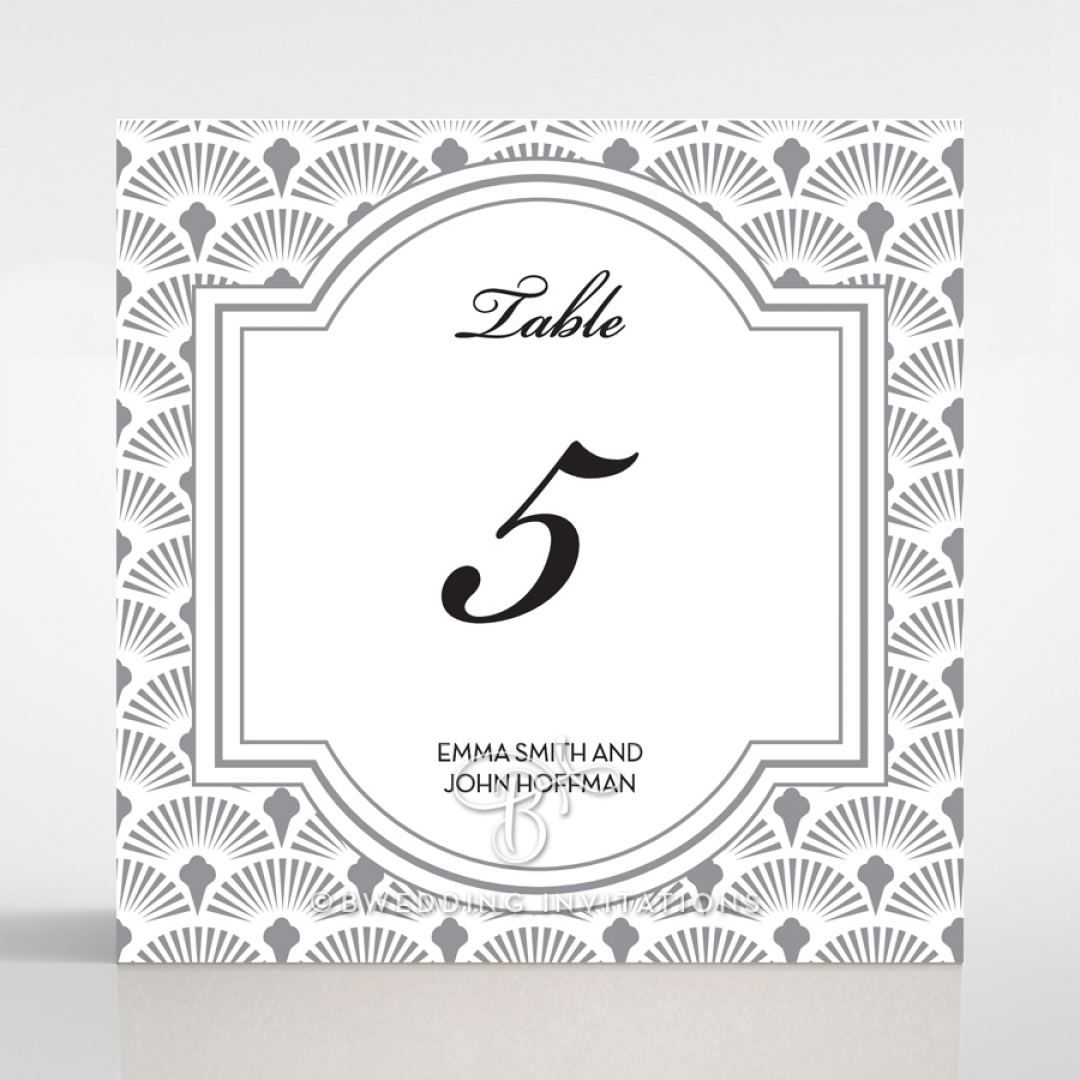 Grand Heirloom wedding venue table number card stationery item