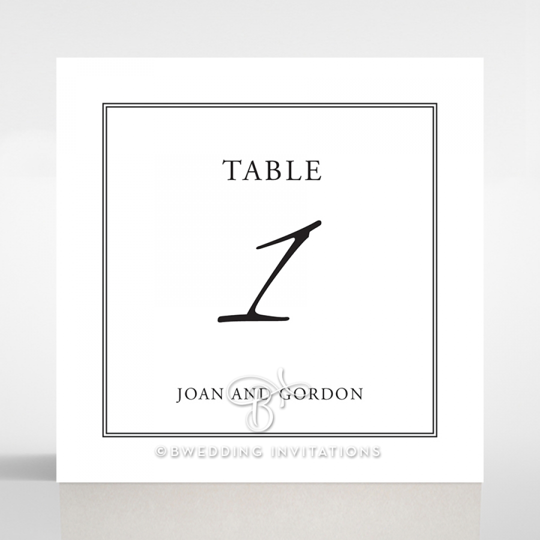 Paper Gilded Decadence wedding table number card stationery item