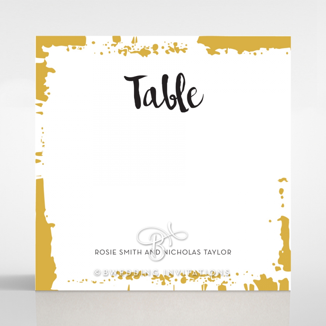 Rusted Charm table number card stationery item