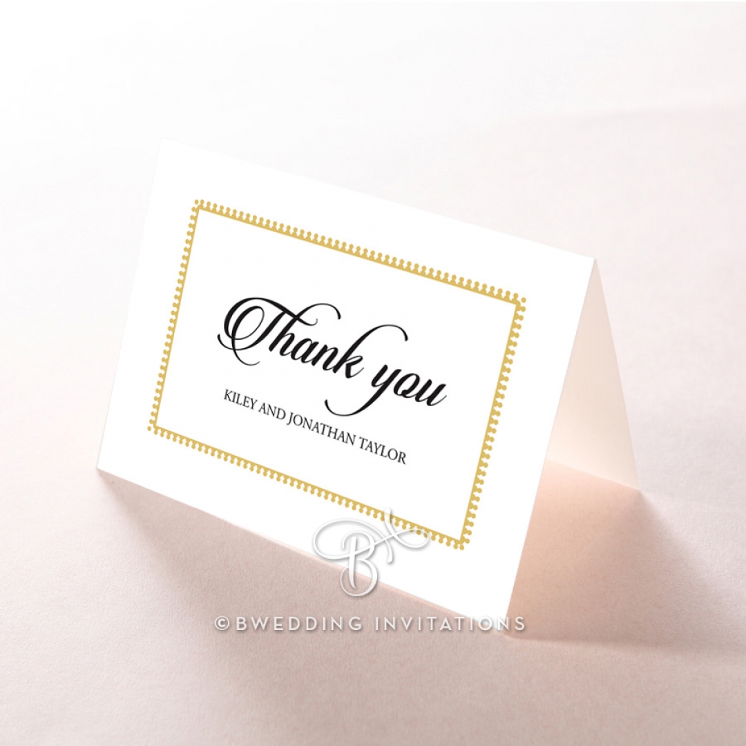 Blooming Charm thank you card