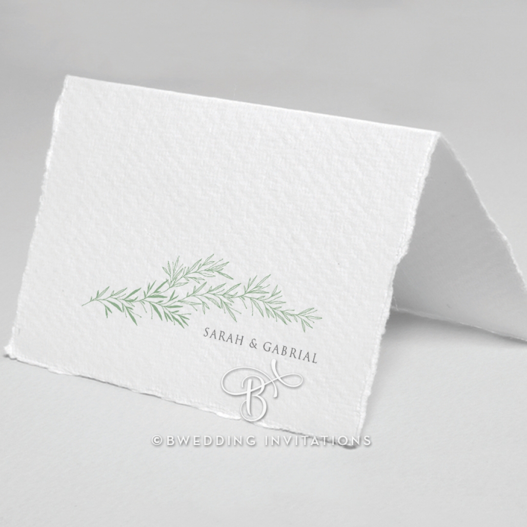 Simple Elegance wedding stationery thank you card item