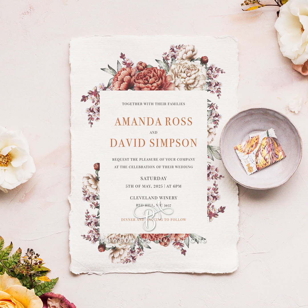 Blossoming Love Premium invite