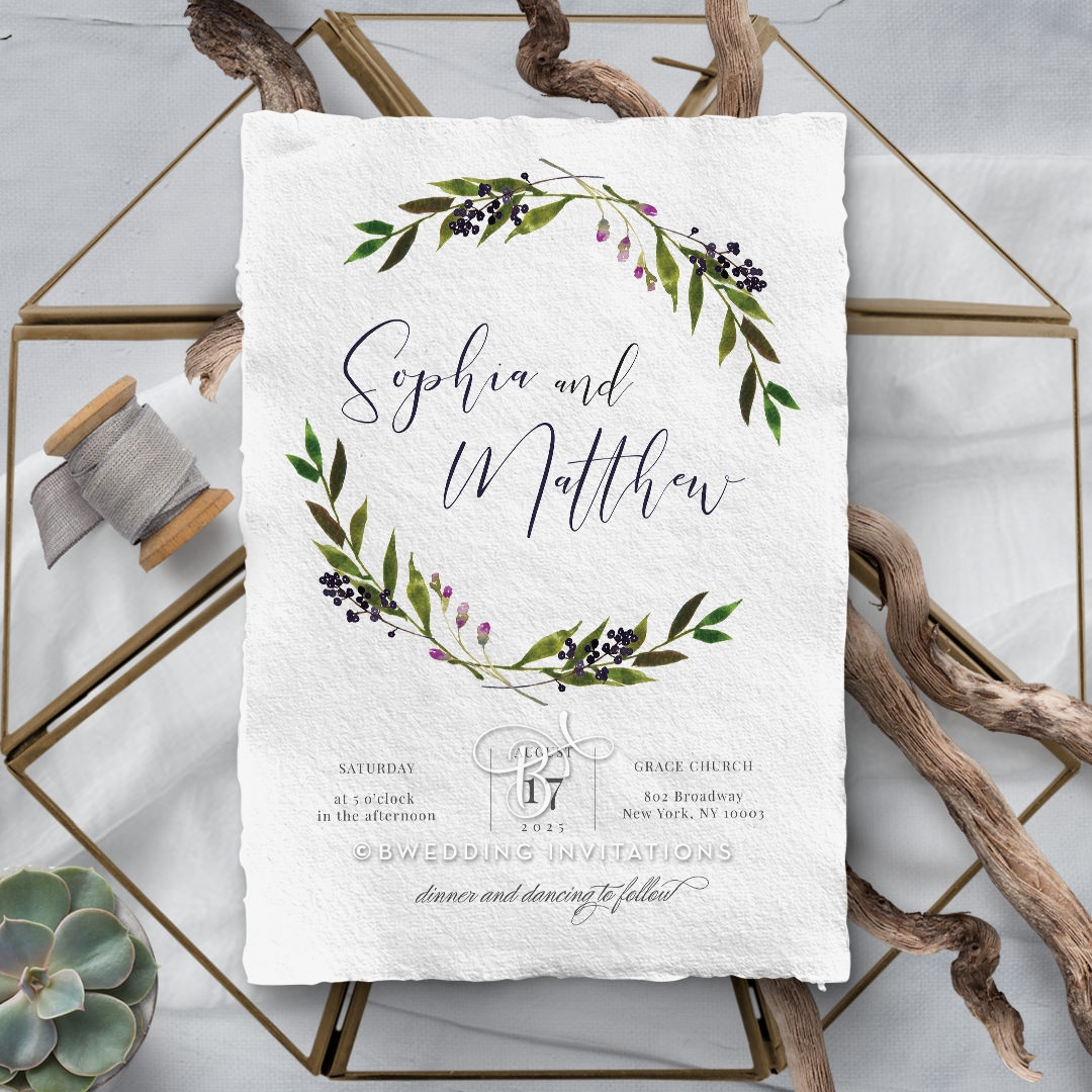 Country Charm Wedding Invite