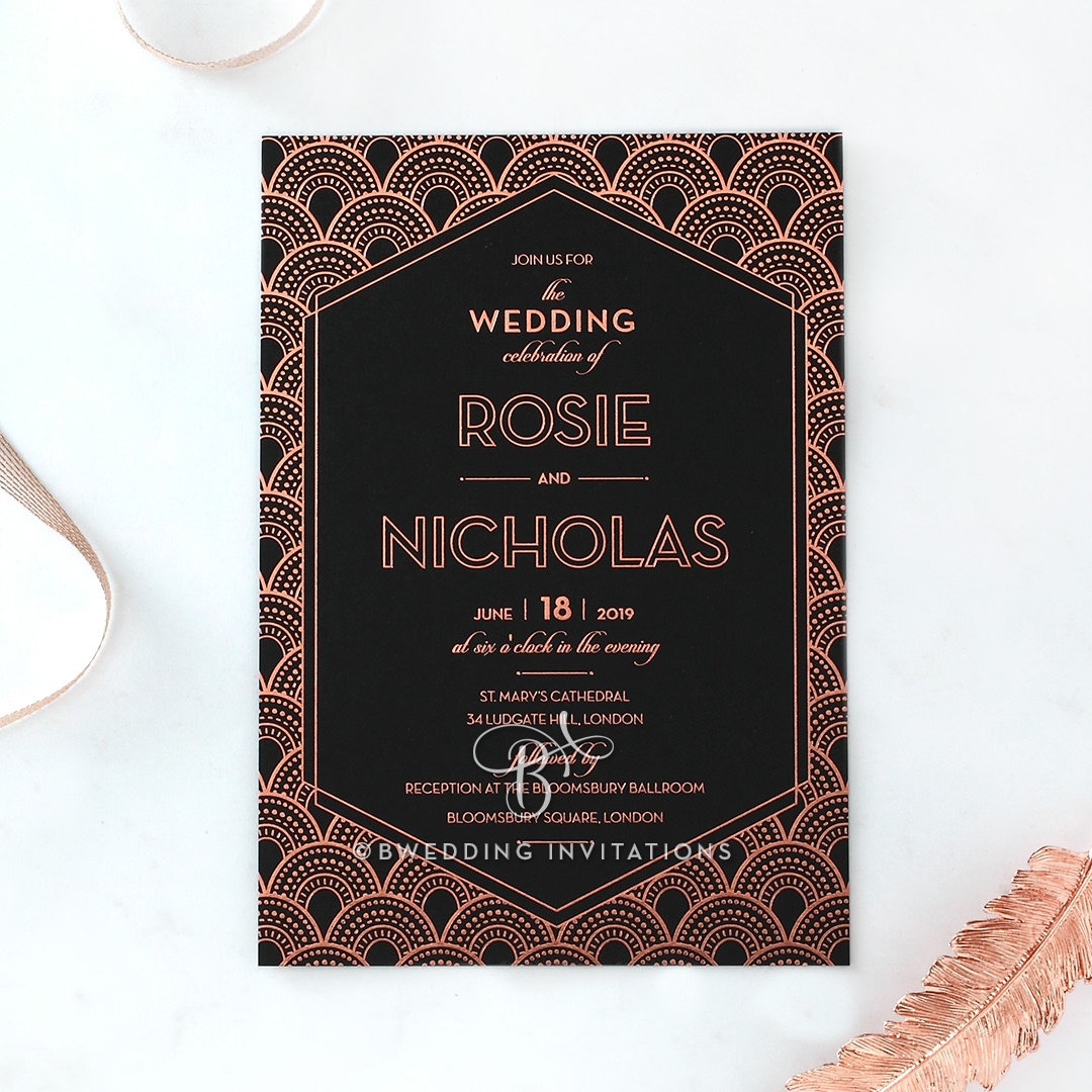 Gatsby Glamour Card Design