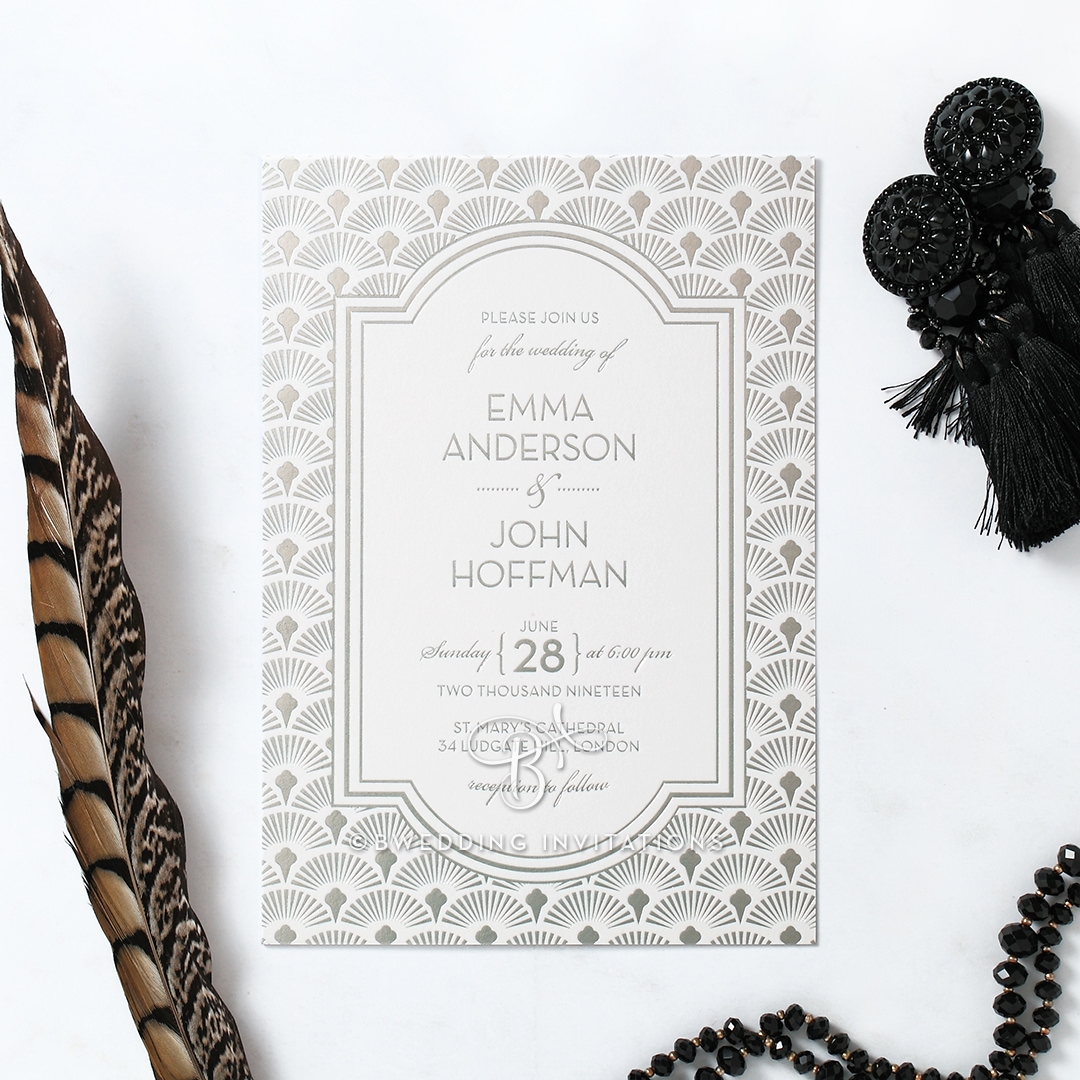 Grand Heirloom Wedding Invitation Design