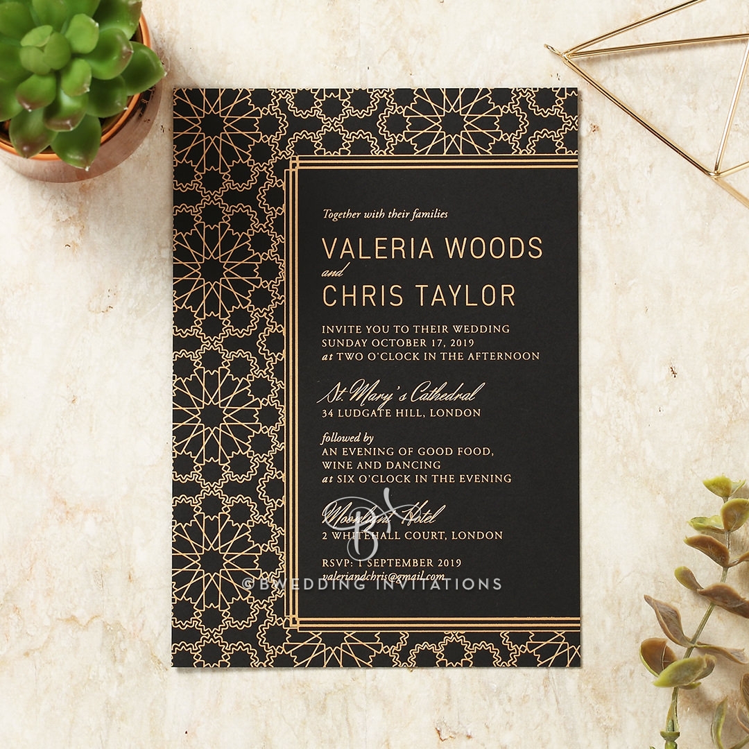 Marrakech Invitation Design