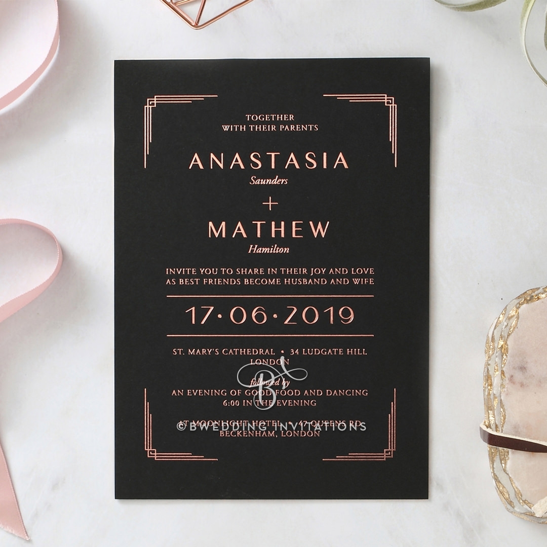 Ornate Luxury Invitation Card Design