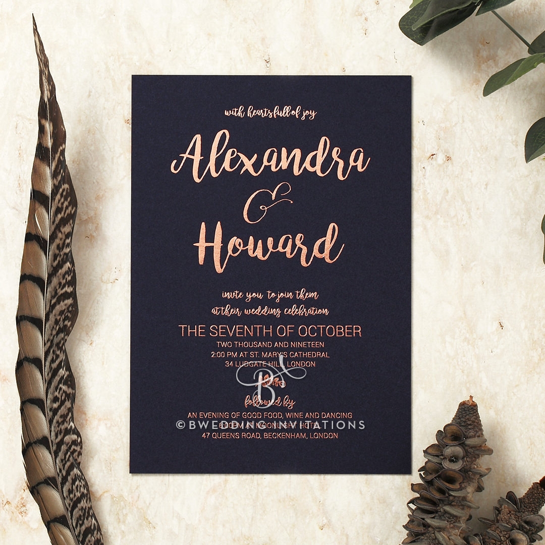 Rustic Lustre Invite Design