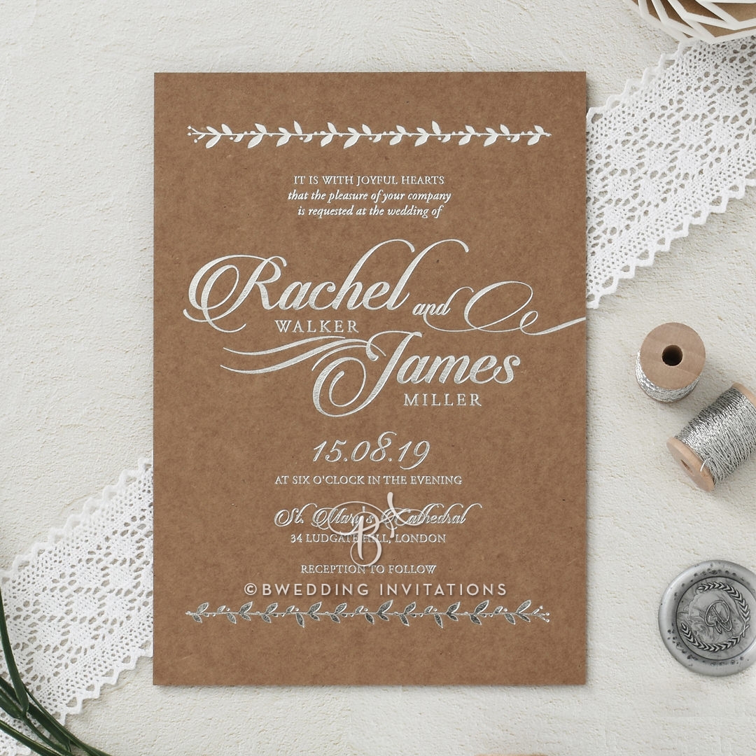 Unbroken Romance Wedding Card Design