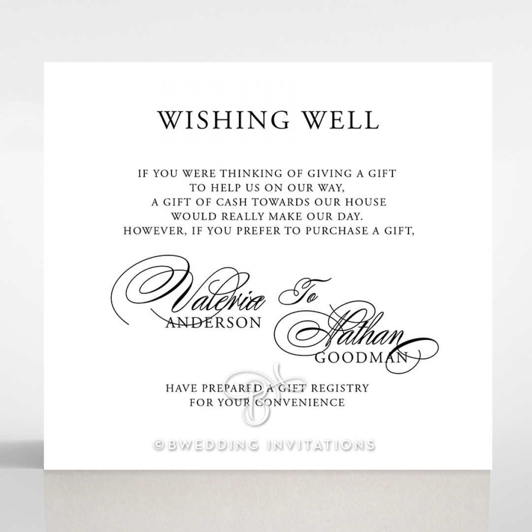 Paper Timeless Romance wedding stationery gift registry invite