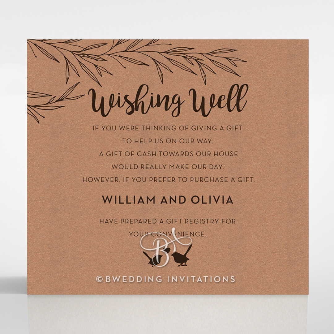 Springtime Love wishing well stationery