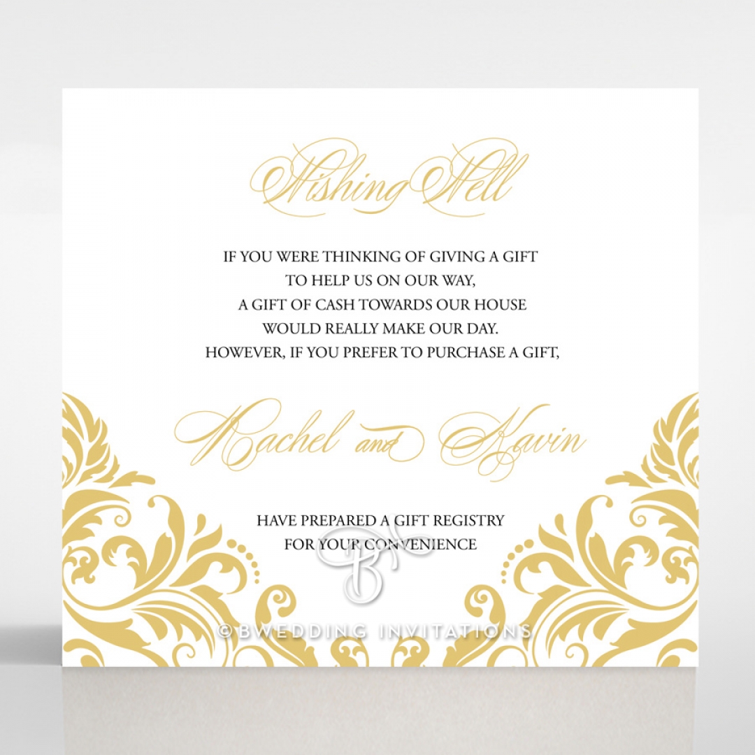 Victorian Extravagance wishing well stationery card